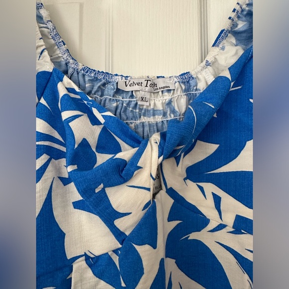 Velvet Torch Printed Midi-Dress XL - Picture 5 of 8